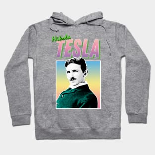 Nikola Tesla Graphic Design 90s Style Hipster Statement Tee Hoodie